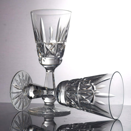 Waterford Kylemore Sherry Glasses (5.5"), Pair | Vintage Crystal