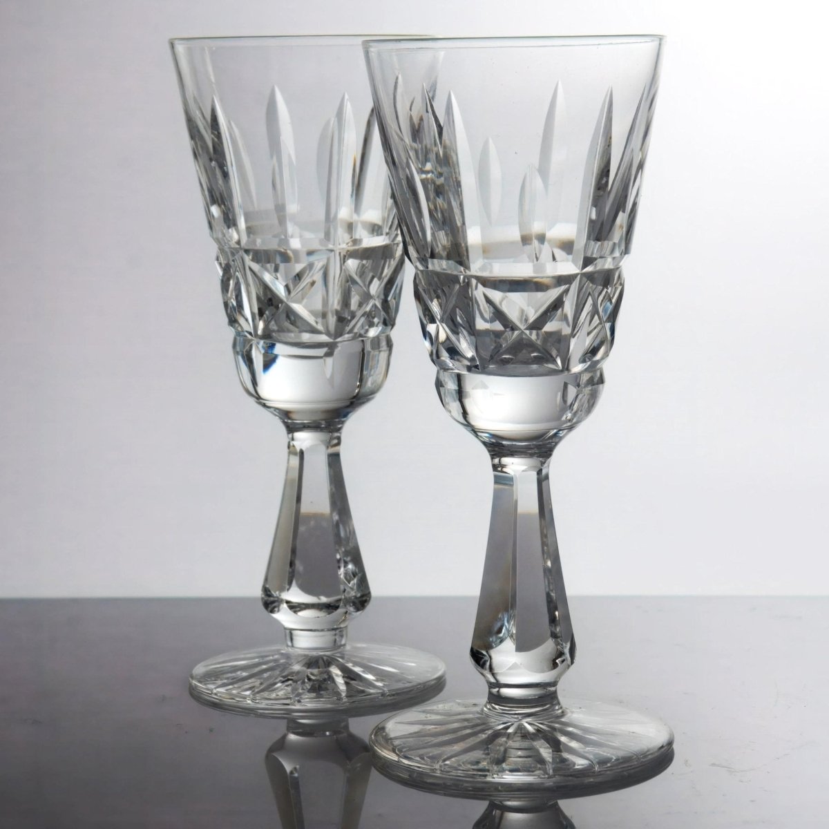 Waterford Two (2) Waterford Kylemore Sherry Glass | Small Wine Glass for Port Valentines gift for Wedding Anniversary gift for wife gift for daughter - Wine Glass ClassyTea