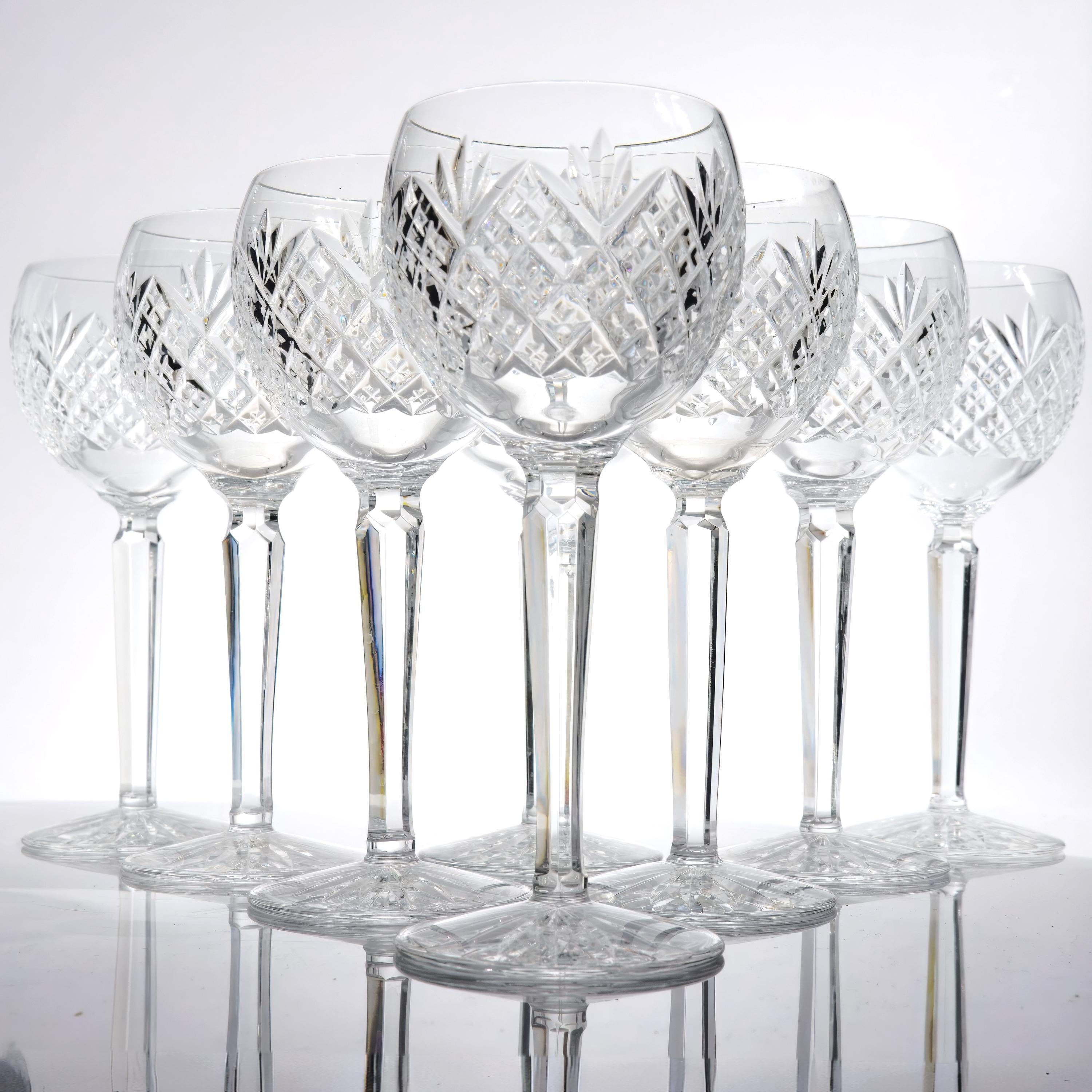 Waterford Waterford "Killarney" Hock Wine Glass Set For 8 - Wine Set ClassyTea