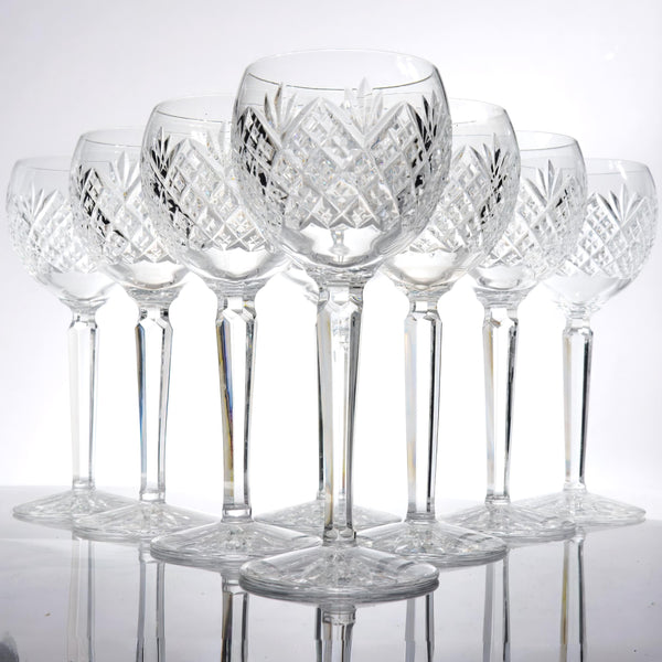 Waterford Waterford "Killarney" Hock Wine Glass Set For 8 - Wine Set ClassyTea