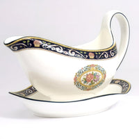 Wedgwood “Runnymede” Gravy Boat w/ Plate