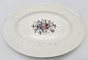 Wedgwood Wedgwood Swansea 15" Oval Serving Platter, Vintage Floral Fine China, Elegant Embossed Design, Discontinued English Tableware | Dinnerware - Oval Serving Platter ClassyTea