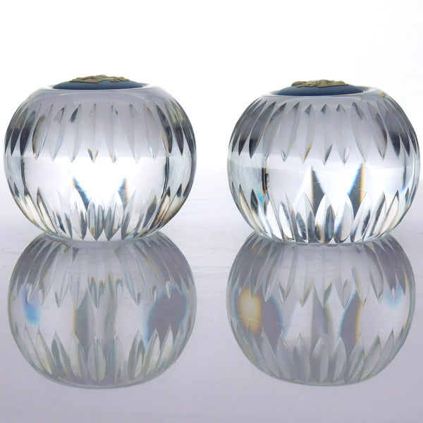 Wedgwood Wedgwood Crystal Paperweight w/ Jasperware Cameo (2.75") - Paperweight ClassyTea