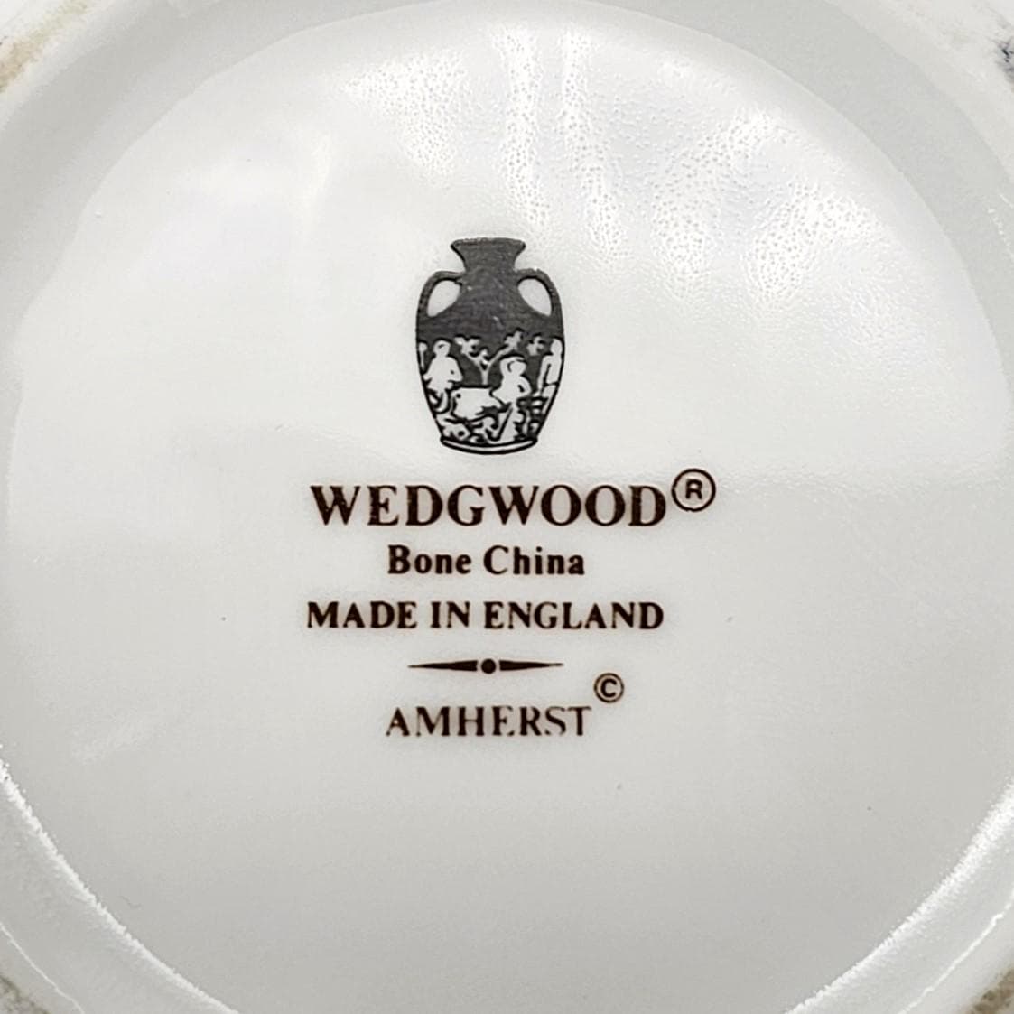 Wedgwood Wedgwood Amherst Porcelain Sugar Bowl & Creamer Set (1984 - 2012) | Bone China - Porcelain Sugar Bowl & Creamer Set ClassyTea