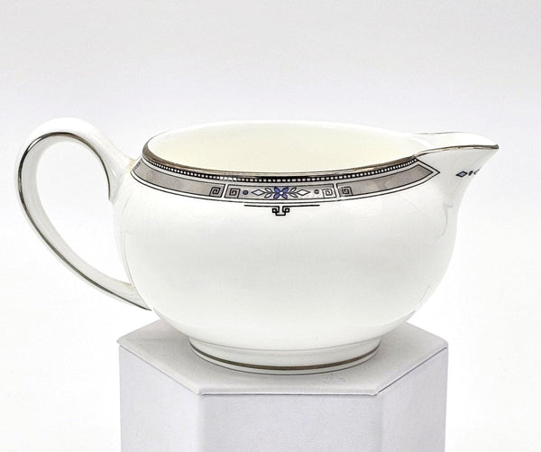 Wedgwood Wedgwood Amherst Porcelain Sugar Bowl & Creamer Set (1984 - 2012) | Bone China - Porcelain Sugar Bowl & Creamer Set ClassyTea