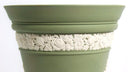 Wedgwood Wedgwood Jasperware Sage Green Vase w/ Lid | Frog Flower Planter Neoclassical Olive Wedgewood Victorian Antique Vintage Canister Stash Cache - Porcelain Vase ClassyTea