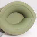 Wedgwood Wedgwood Jasperware Sage Green Vase w/ Lid | Frog Flower Planter Neoclassical Olive Wedgewood Victorian Antique Vintage Canister Stash Cache - Porcelain Vase ClassyTea