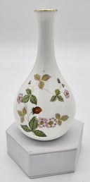 Wedgwood Wedgwood Wild Strawberry Vases Set – 4" Vase, 5" Round Bud Vase, 5" Square Bud Vase, Vintage Floral Fine China - Porcelain Vase ClassyTea