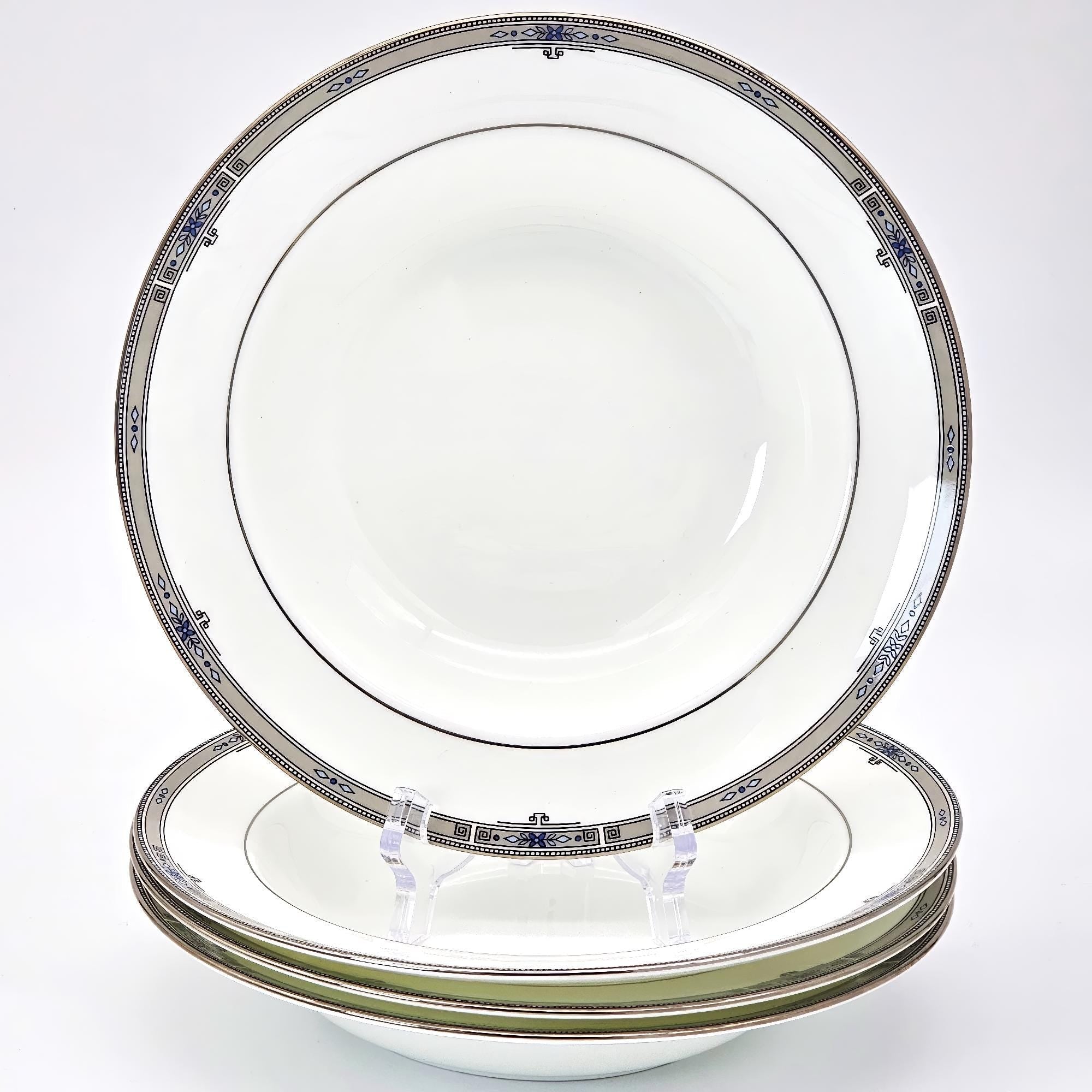 Wedgwood Wedgwood Amherst Soup Bowl (1984 - 2012) (Set for 4) | Bone China - Soup Bowl ClassyTea