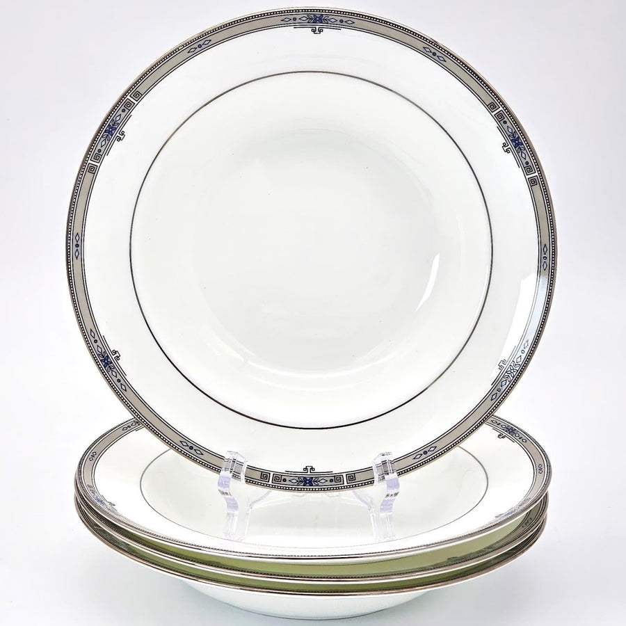 Wedgwood Amherst Rim Soup (8") Bowl, Set of 4 | Vintage Bone China