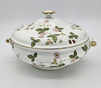 Wedgwood “Wild Strawberry” Covered Vegetable Bowl